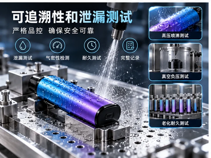 Traceability and leak-testing process artwork