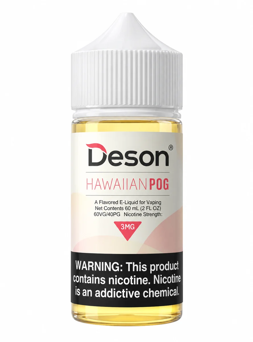 Deson e-liquid OEM product range artwork