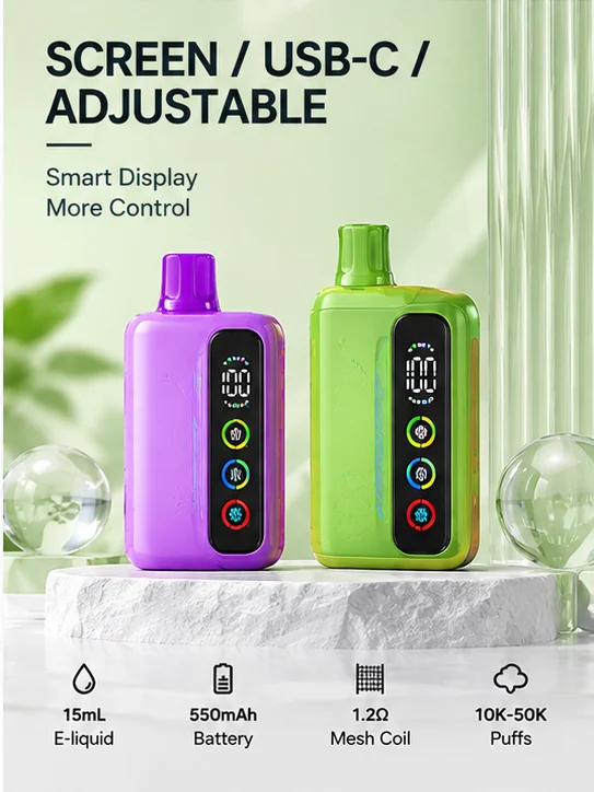 Screen and USB-C disposable device range artwork