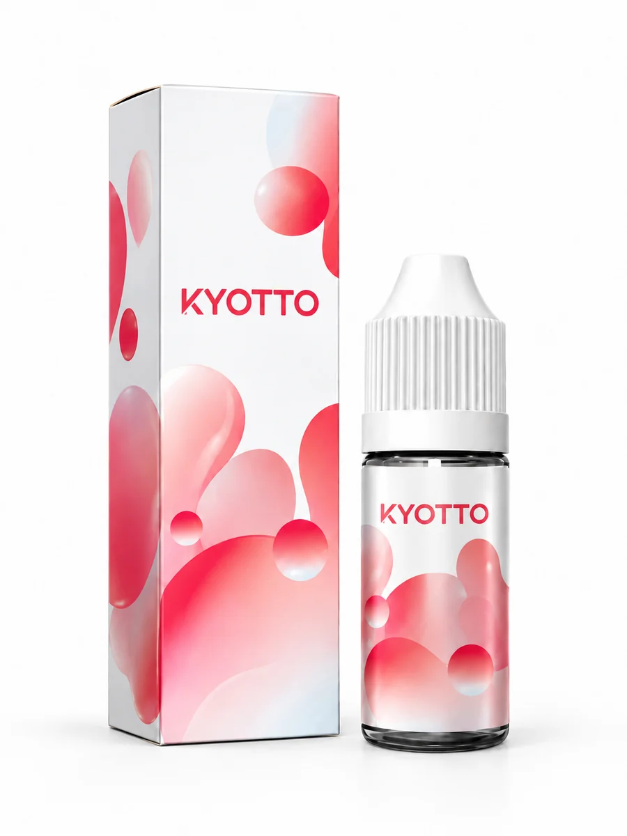 KYOTTO bottled e-liquid product range artwork