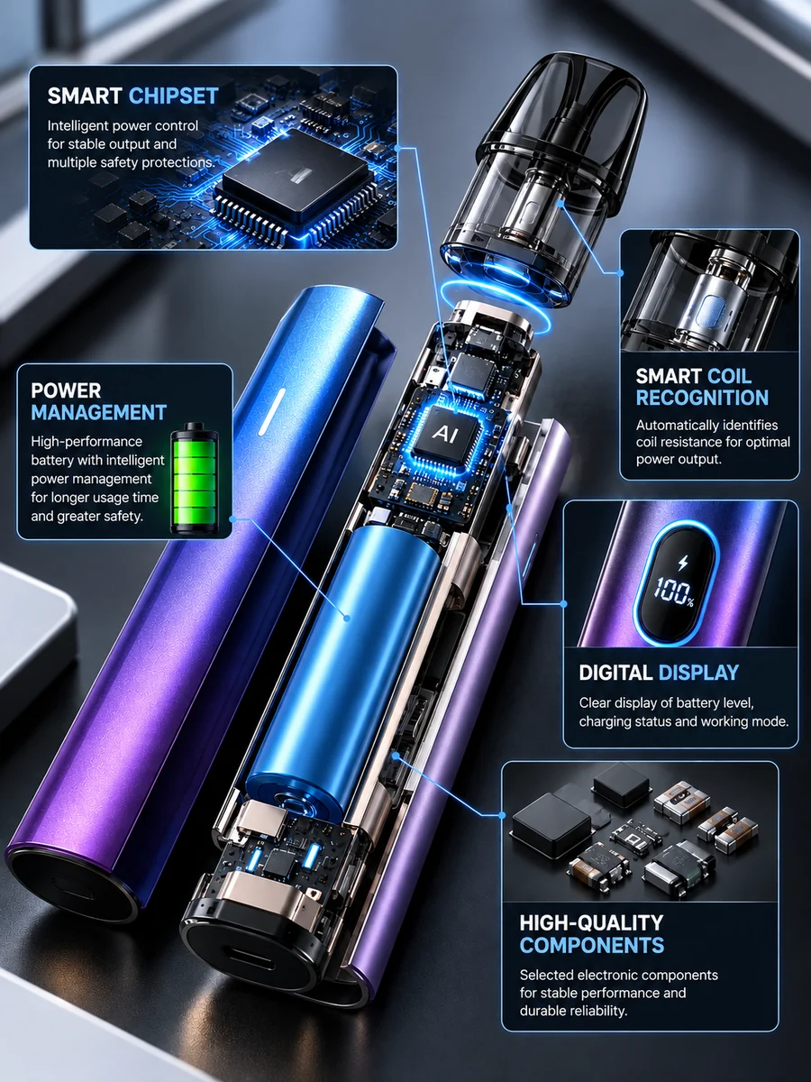Smart-control device and electronic module artwork